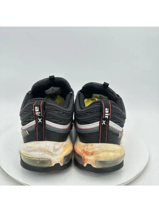 Nike Air Max 97 Men Size 11 DO6109-001 Alter And Reveal Black Crimson Shoes - Picture 5 of 11